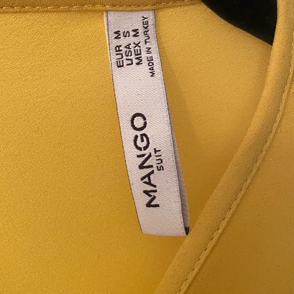 MANGO Yellow Blouse - Picture 3 of 5